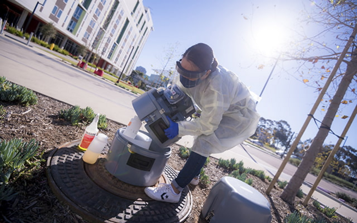 Wastewater Testing, University of California San Diego