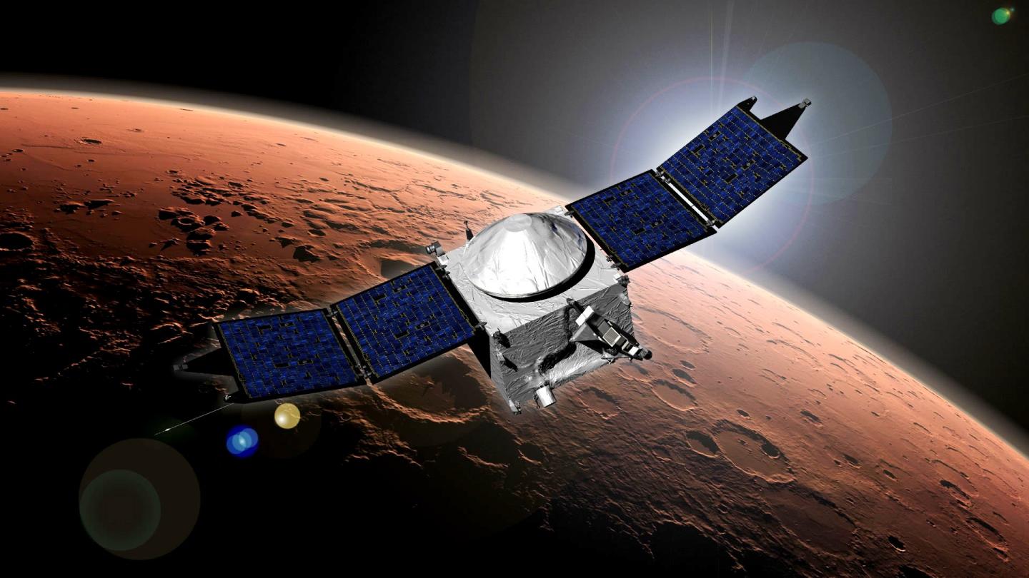Artist Concept of NASA's MAVEN