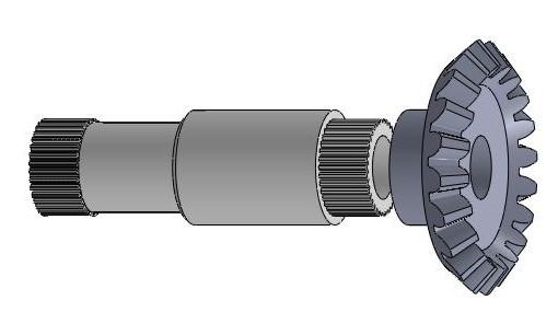 Mechanically Joined Bevel Gear