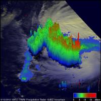 TRMM Satellite Catches Tropical Storm Nadine's Rainfall Rates