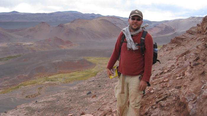 Mark Clementz in the Andes