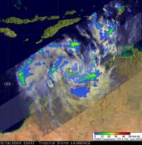 NASA TRMM Measures Rainfall in Laurence