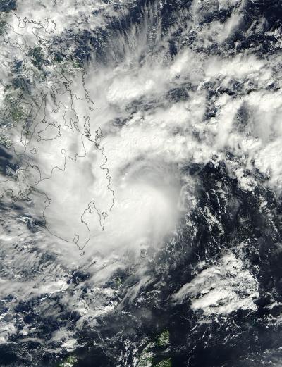 NASA MODIS Image of Tropical Storm Washi