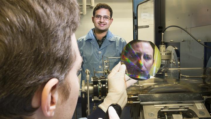 Burgess and Saxena in Lab