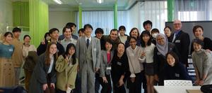 Kobe University students and international students who participated in the event for the Project for Strengthening Universities’ Global Development Capabilities