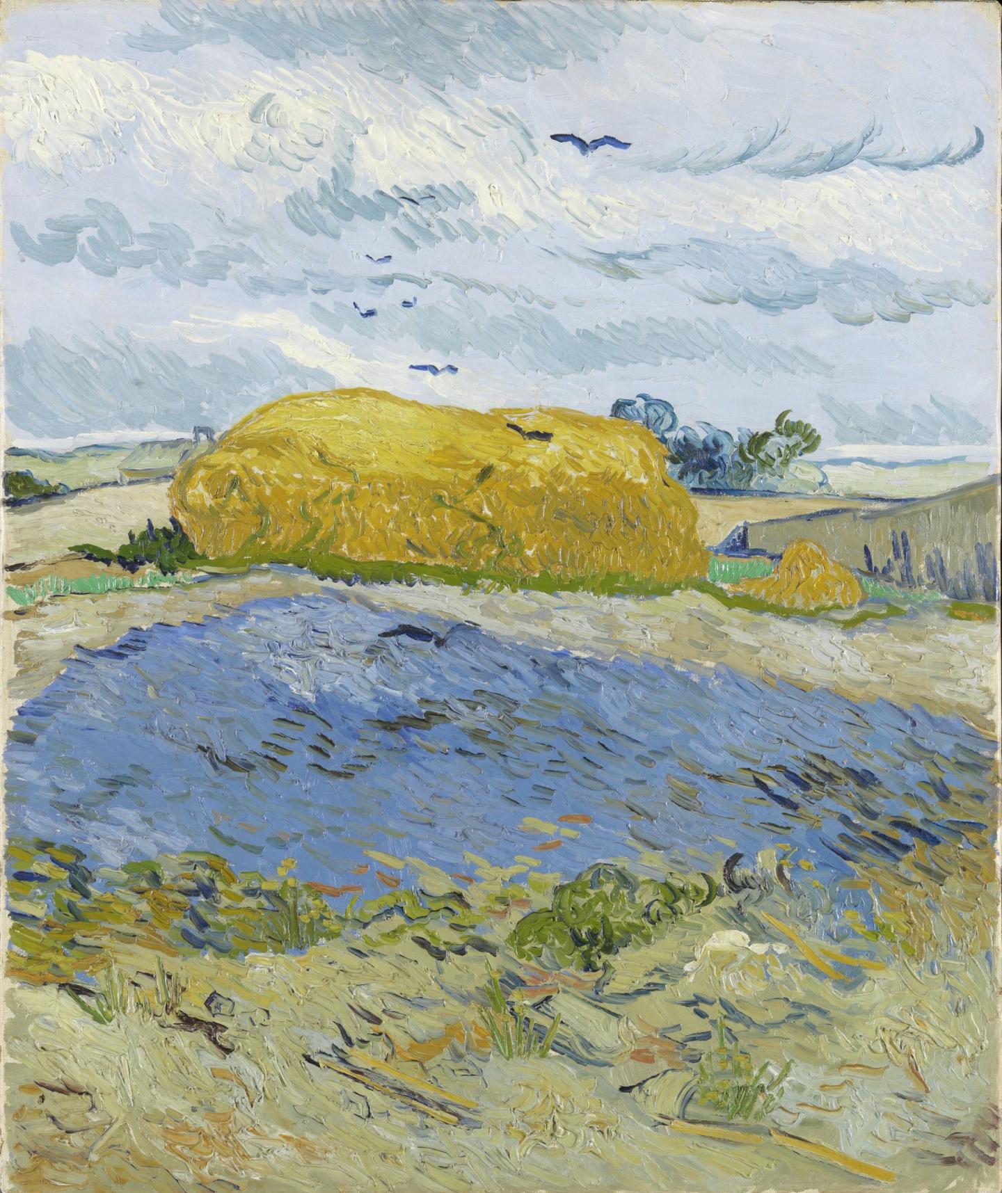 Fading Orange-Red in Van Gogh's Paintings