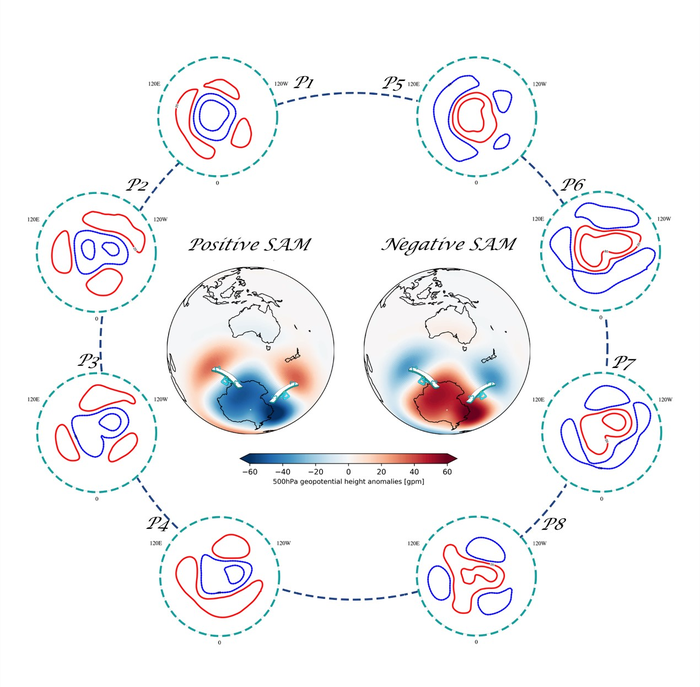 The SAM and its eight event patterns