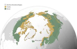 Arctic-boreal zone study area