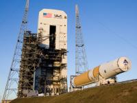 Core Stage of a Delta IV Rocket Arrives at Launch Complex 37