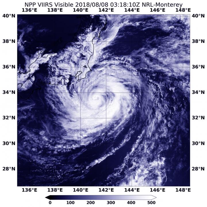 Suomi NPP Image of Shanshan