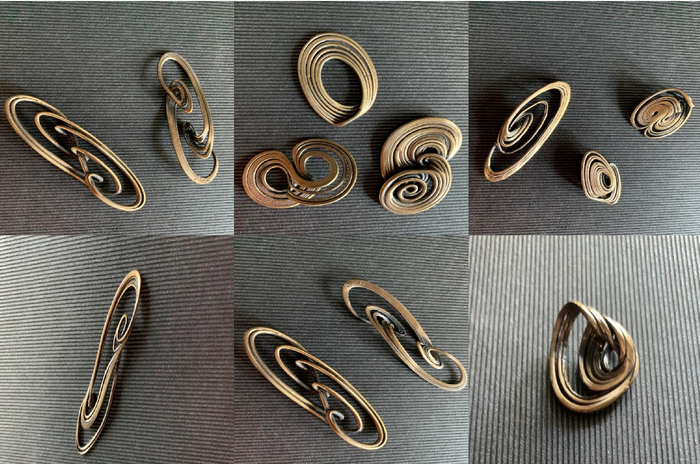 3D printing creates unique jewelry using the principles of chaos