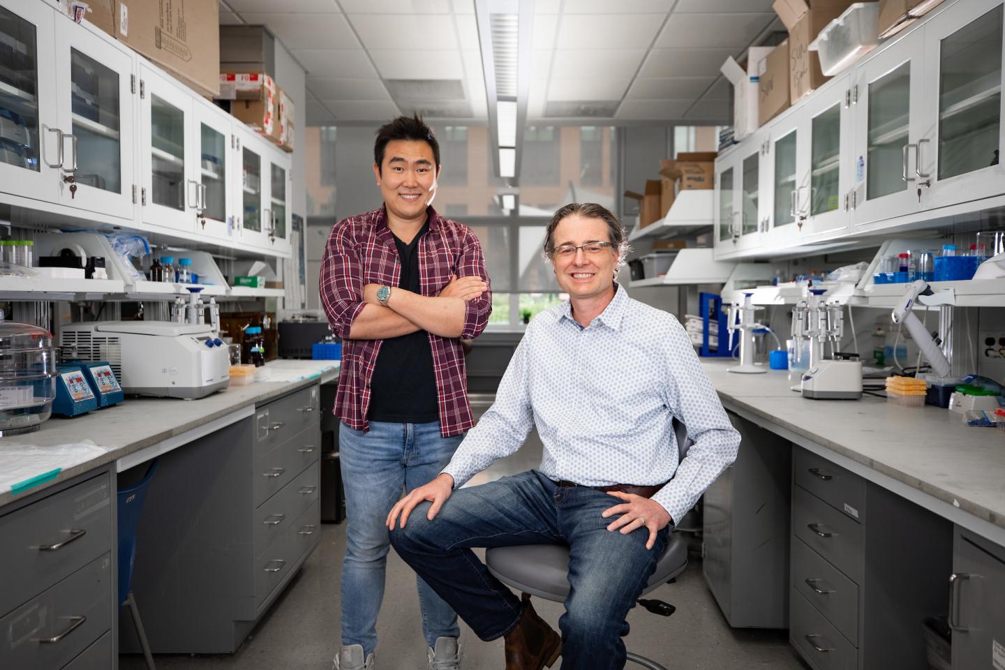 Ramon Sun and Matt Gentry collaborated with other researchers to discover an additional type of sugar in the brain.