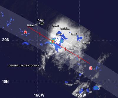 TRMM Satellite Flew over Flossie on July 30
