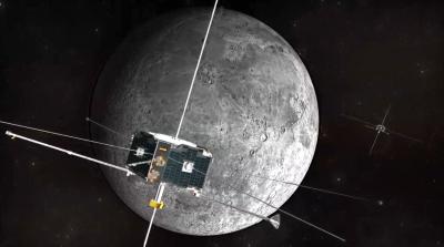 ARTEMIS Probe Orbiting Moon