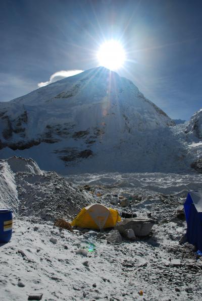 Gianfranco Parati's Tent at Everest Base Camp