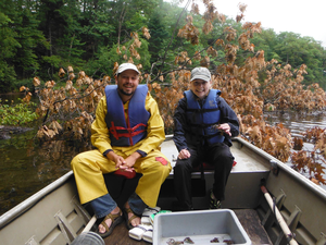 Eric Larson (left) and Amaryllis Adey