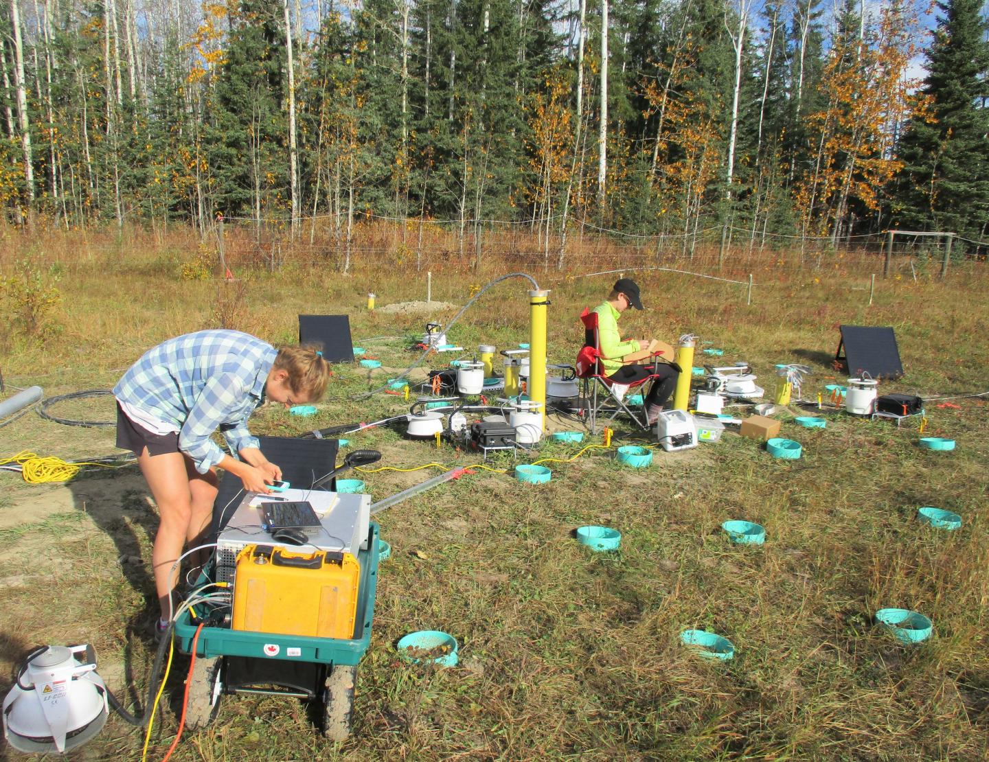 Testing at Field Research Site