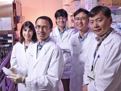 Dr. Rhonda Bassel-Duby, Dr. Lawrence Lum, Huanyu Zhou, Dr. Jesung Moon, and Dr. Wei Tan