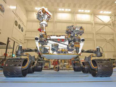 The Curiosity Rover, Now in Transit