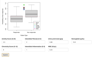 Lupus nephritis prediction tool