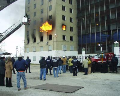 NIST Test Fans the Flames for High-Rise Fire Safety