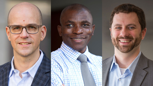 Drs. Ulrich Steidl, Adebola Adedimeji and H. Dean Hosgood of the Albert Einstein Cancer Center