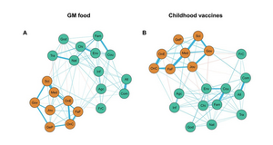 A new predictive network model for belief change