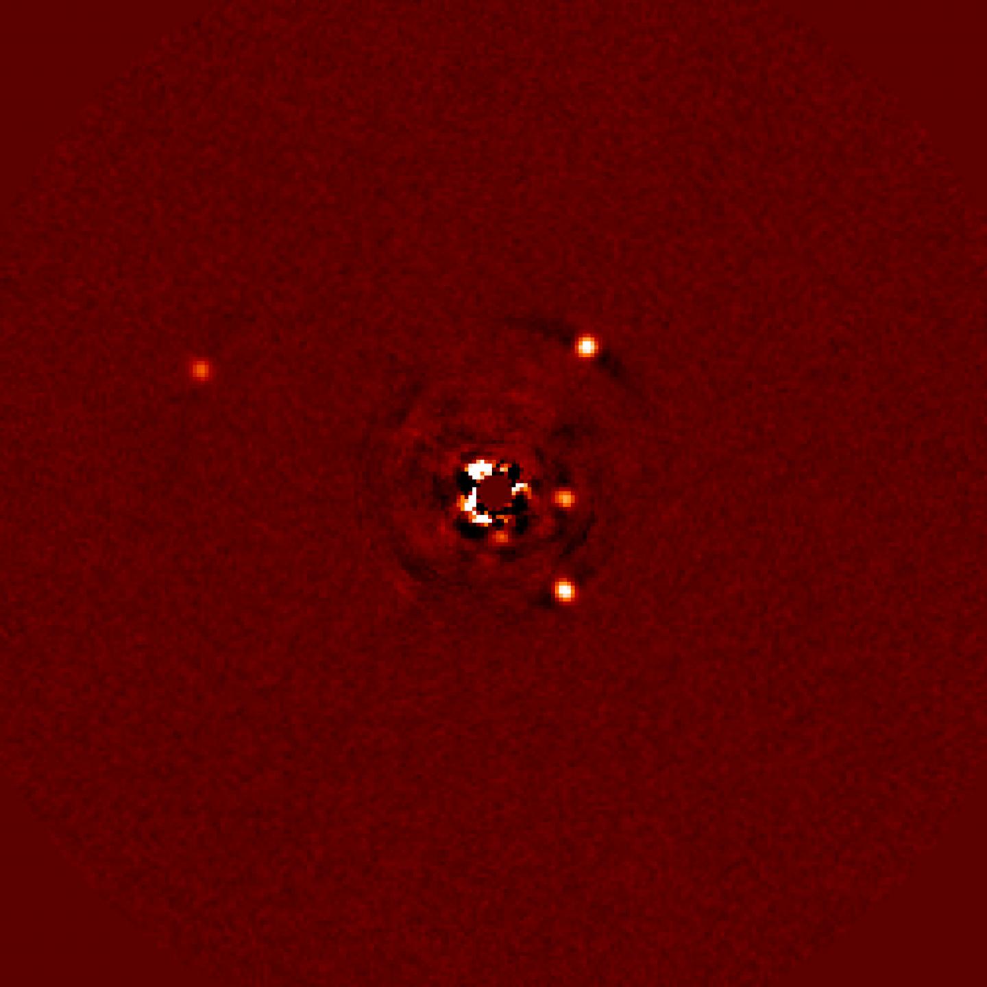 The Planetary System of HR 8799