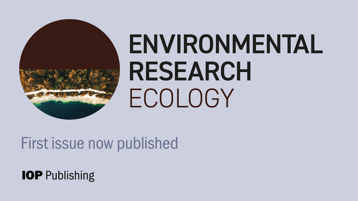 First articles published in Environmental Research - Ecology
