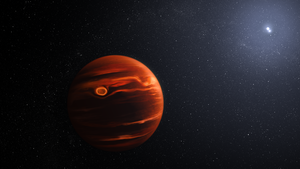 Swirling Clouds  in the atmosphere of exoplanet VHS 1256 b