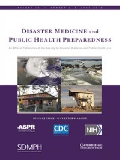 Disaster Medicine and Public Health Preparedness
