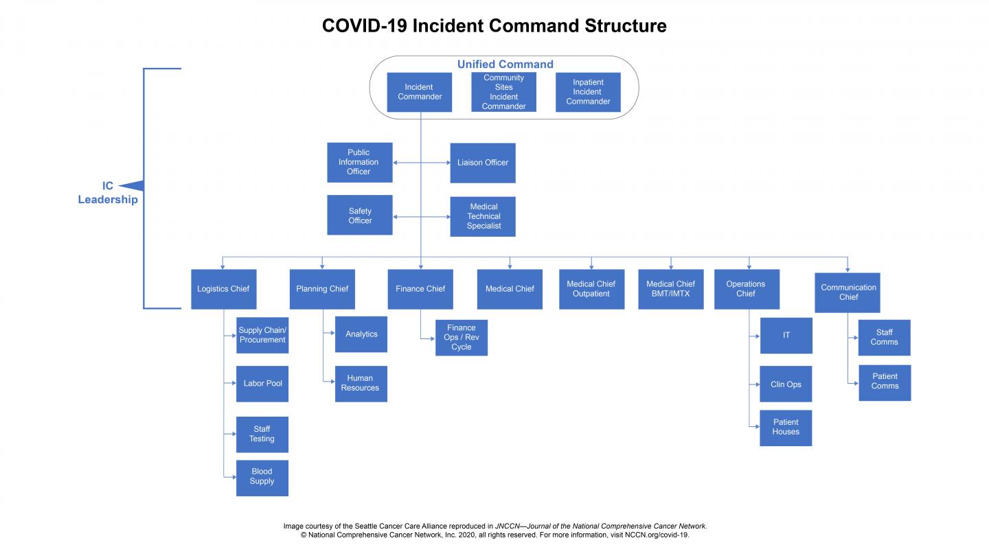 COVID-19 Incident Command Structure