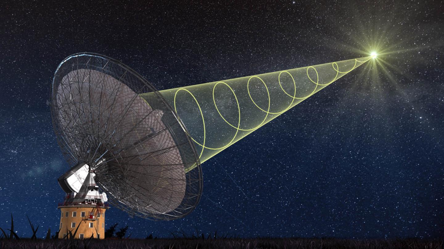 Snapshot of cosmic burst of radio waves | EurekAlert!