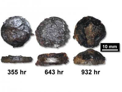 Corrosion On Steel Alloy Samples
