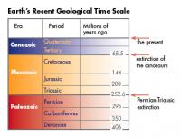 Earth's Recent Geological Time Scale