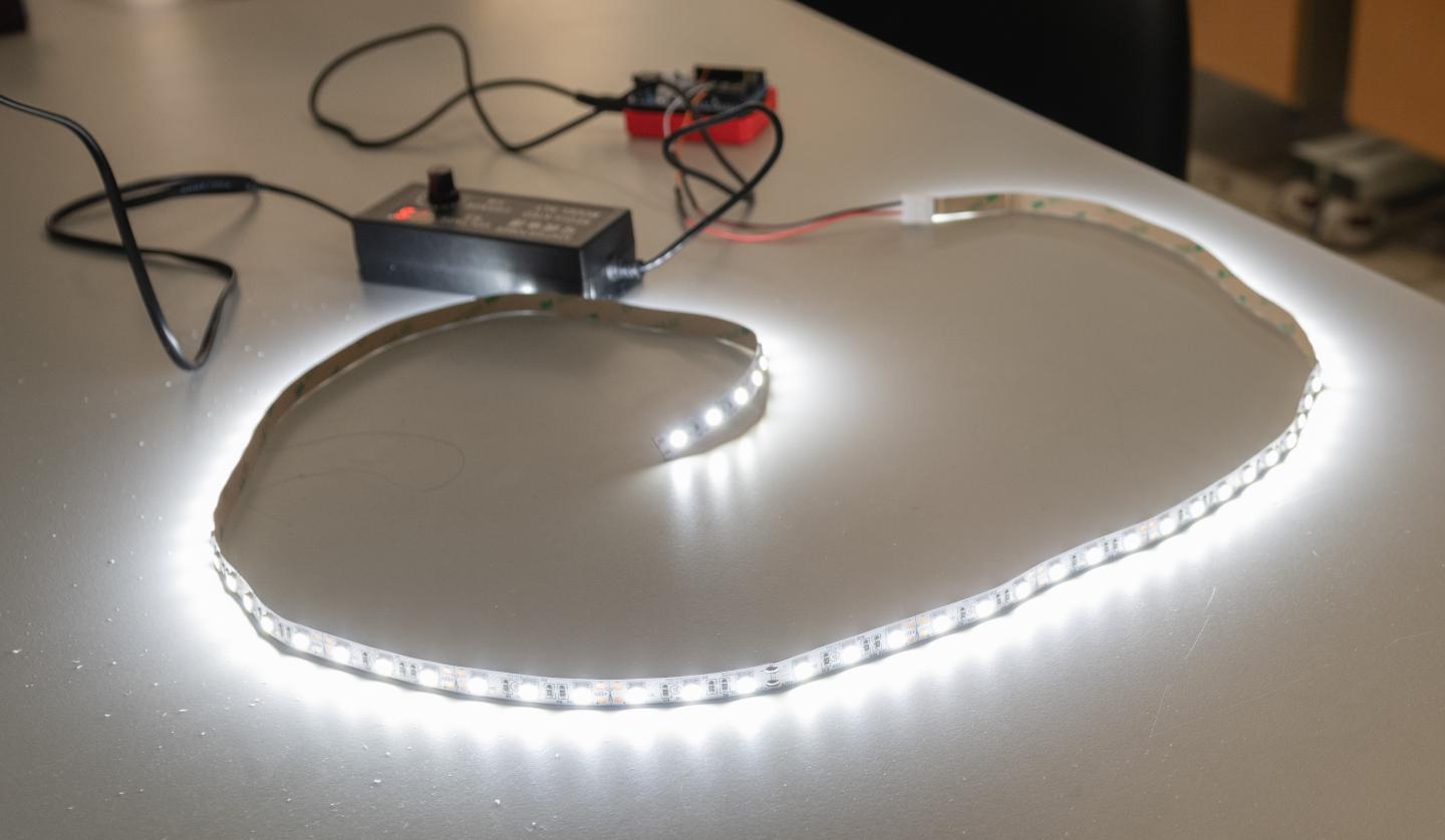 Flickering Light Strips Used in Alzheimer's Mice Experiments