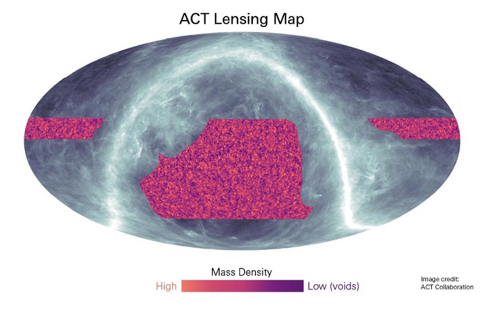 ACT Lensing Map