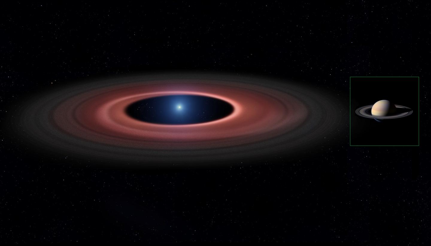 Asteroid Ripped Apart to Form Star's Glowing Ring System (2 of 3)