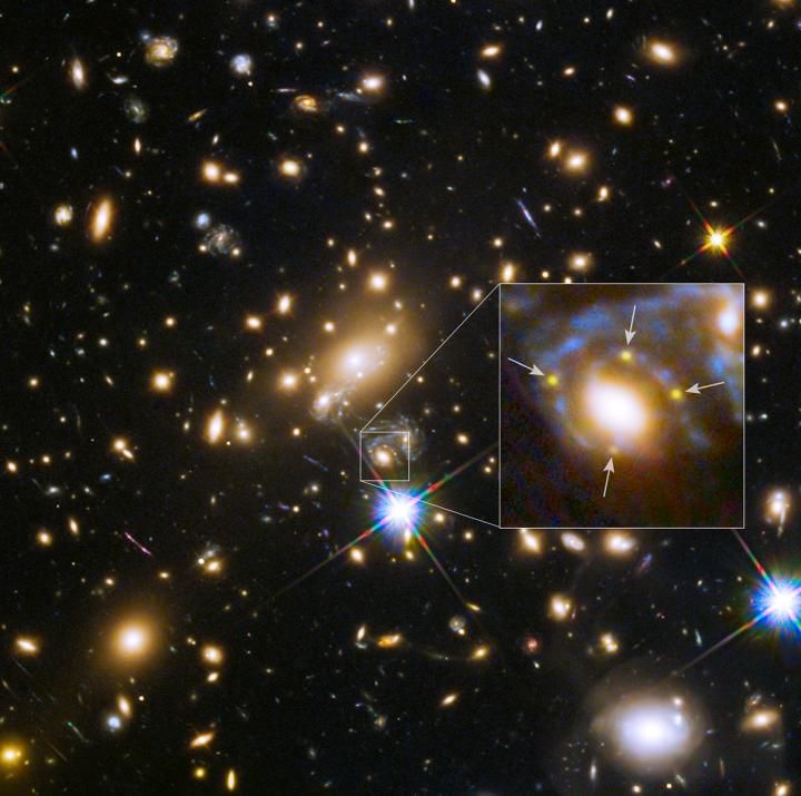 Galaxy Cluster MACS j1149.5+223 and a Supernova 4 Times Over