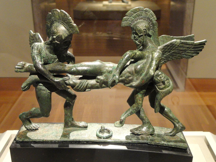 Bronze Etruscan sculpture