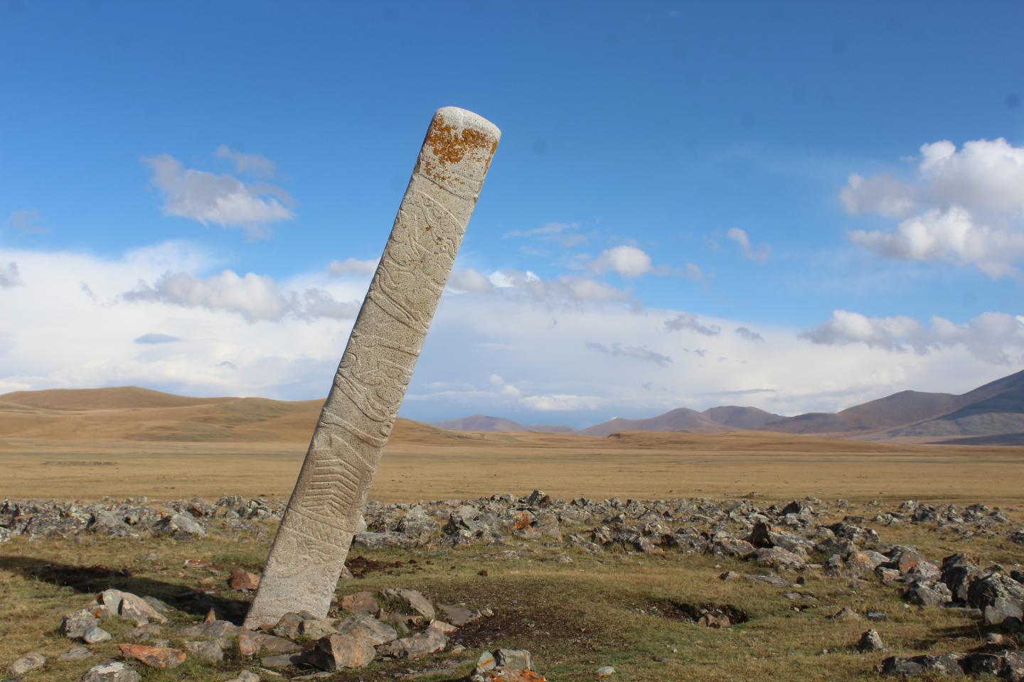 "Deer Stone" Stela in Central Mongolia