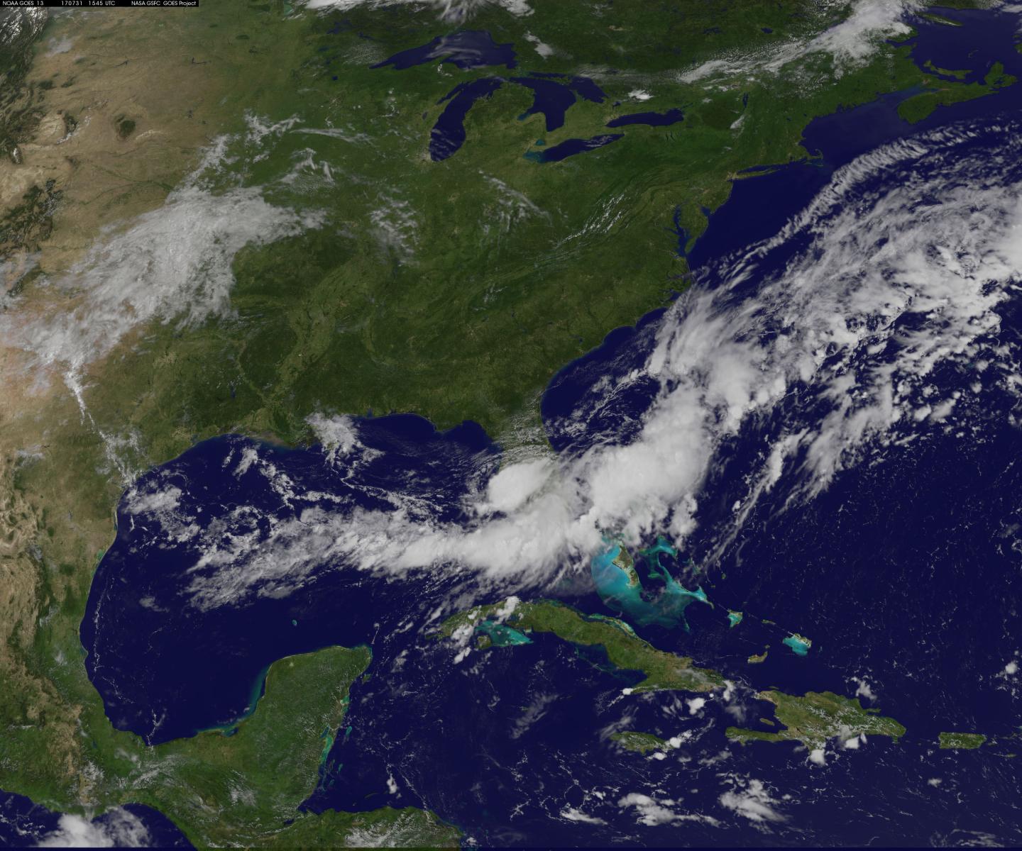 GOES-East Image of Emily