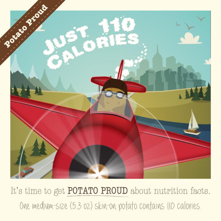 Potato Proud: 110 Calories