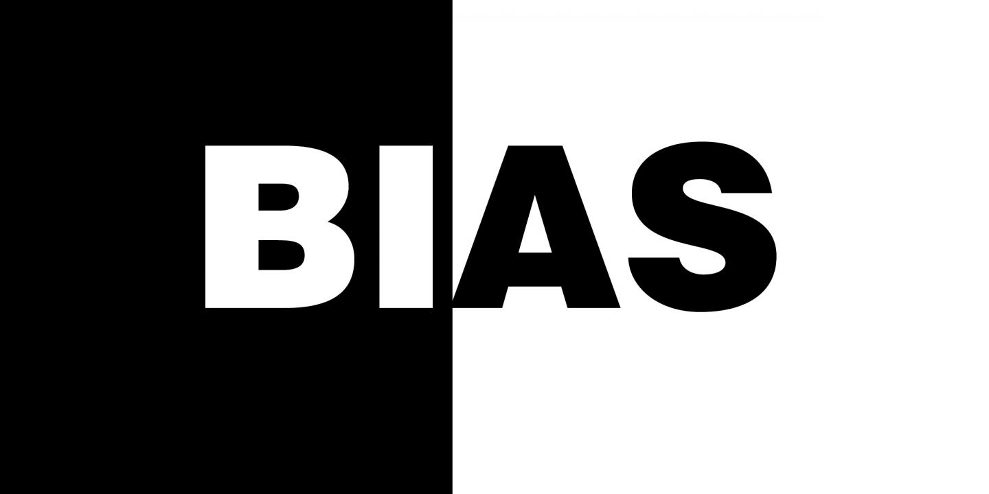 Black and White Bias Image