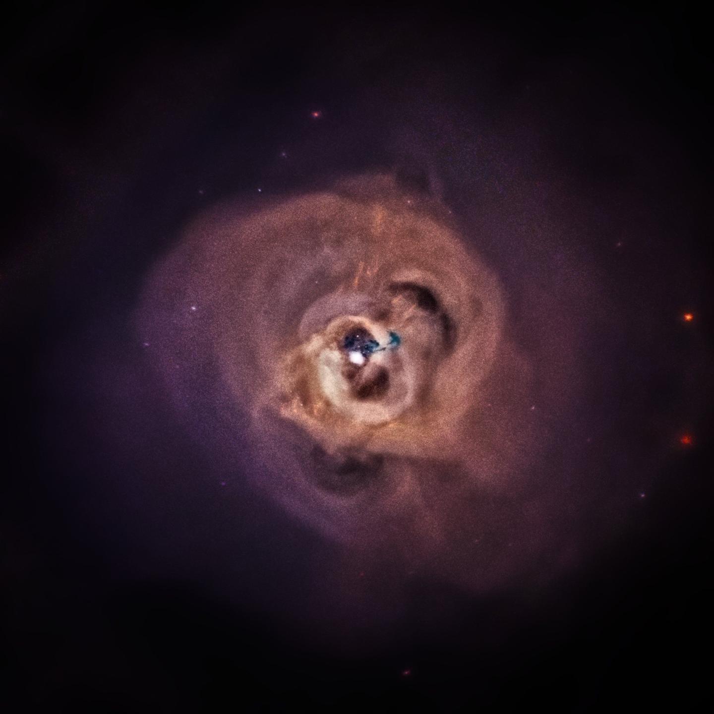 X-Ray Image of the Perseus Galaxy Cluster