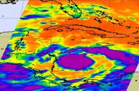 NASA AIRS Infrared Image of Trop. Storm Matthew