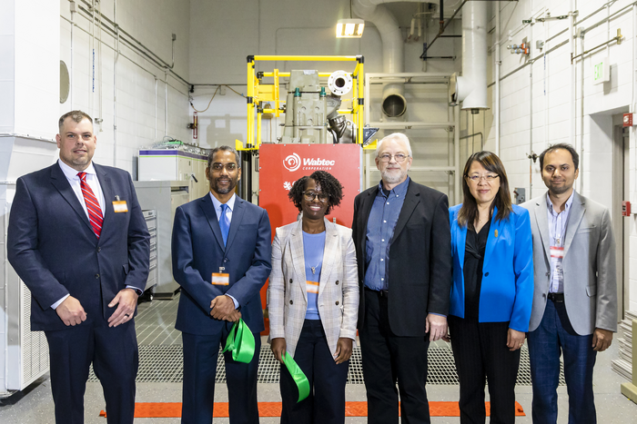 Hydrogen Train Engine Ribbon Cutting