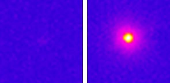 Luminescence Measured by Infrared Camera