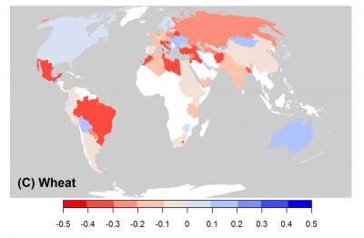 A Warmer Temperatures Slowing Global Crop Production (2 of 5)