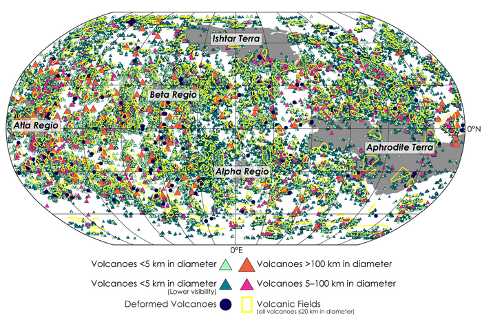 Volcanoes on Venus